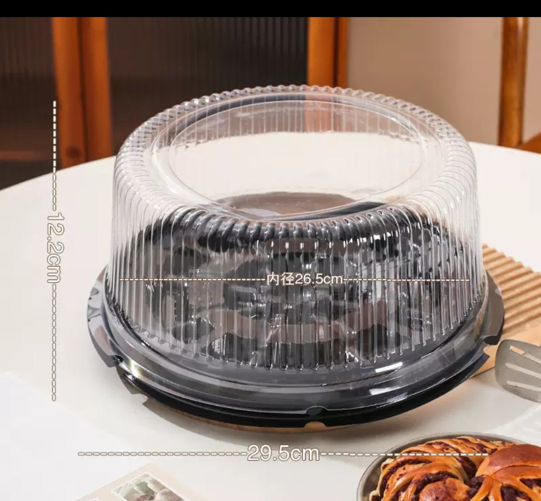 10" Cake Box Black