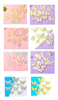 10 Pcs Butterfly Cake Decoration now in Pink and Purple colours