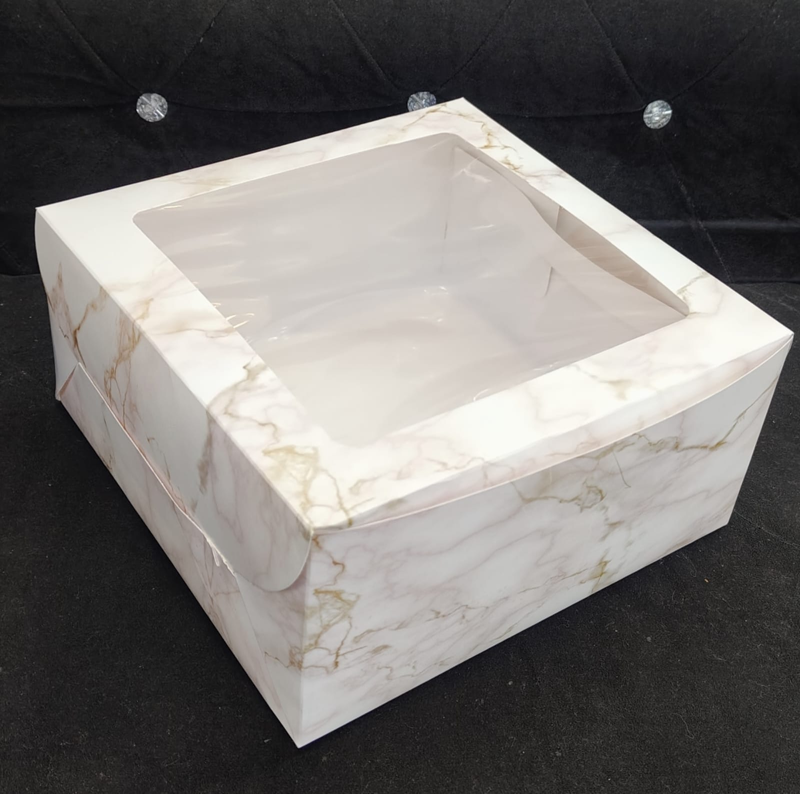 10x10x5 Window Printed Cake box