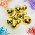 12 Pcs Pack Golden Disco Ball