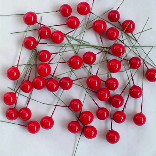 12 mm Dia Red Beads (100 pcs Pack)