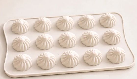 15 Cavity - Modak Shape Silicone Chocolate Mould - Pack of 1