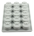 15 Cavity - Strawberry Button Design Silicone Chocolate Mould - Pack of 1