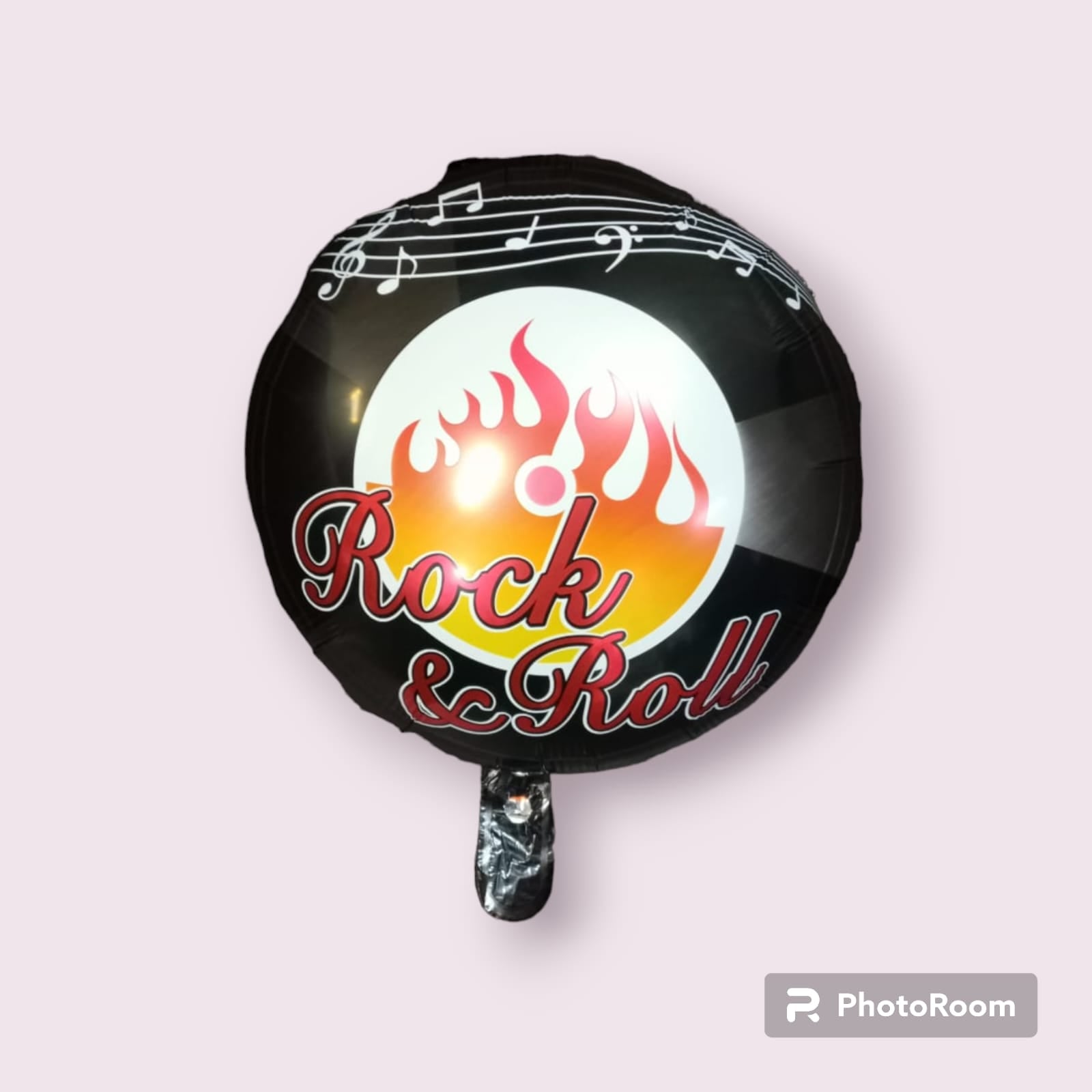 18" Rock N Roll Theme Foil Balloon Loose