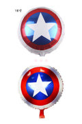 18" Caption America Theme Foil Balloon Loose