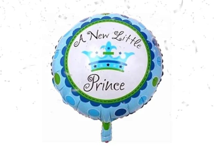 18" A New Little Prince Theme Foil Balloon Loose