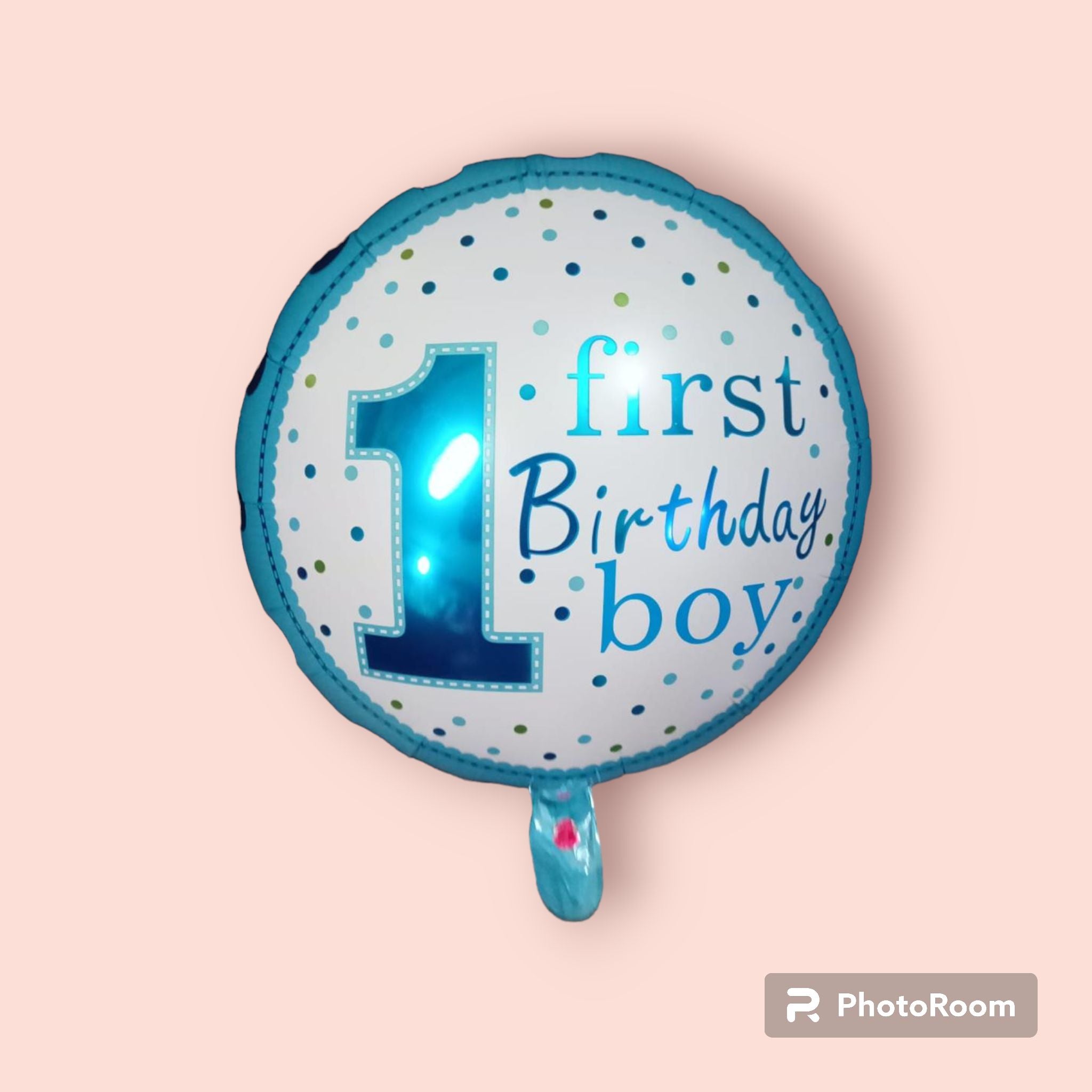18" First Birthday Boy Foil Balloon Loose Pack