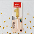 1 Metallic Number Candle (Gold)