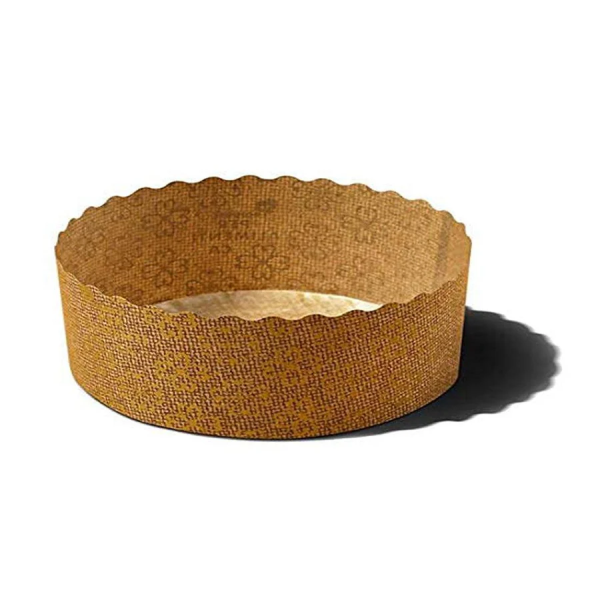 250 g Bake and Serve Round Mould - Paper Baking Mould - Plum Cake Mould - Pack of 25
