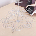 3-Tier Metal Cupcake Stand with Spiral Holders - 13-Piece Cupcake & Dessert Display Stand - Elegant Party & Bakery Stand - Pack of 1