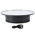 360° Electric Mirror Turntable with Dual Power Option USB & D Battery 2–4 RPM Rotating Display Stand - Pack of 1