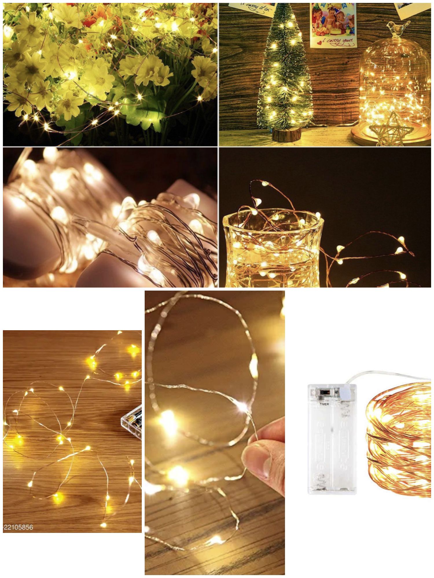 3 MTR Battery Fairy Warm White Light Imported 2AA Battery Required