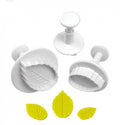 3 Pcs Cookie Cutter Leaves