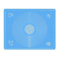 40x50 cm - Non-Stick - Silicone Baking Mat – Reusable Pastry Mat with Measurements for Dough Rolling & Kneading