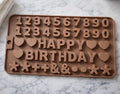49 Cavity - Happy Birthday, Letters, Numbers & Symbols for Cake - Pack of 1