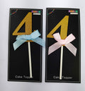 4 Number Topper Blue/Pink