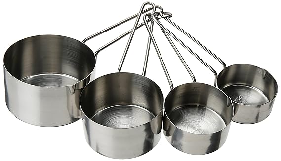 4 Piece Measuring Cup Set Stainless Steel
