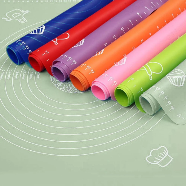 50x70 cm Silicone Baking Mat Non-Stick Fondant Rolling Mat Silicone Kneading - 1 Piece