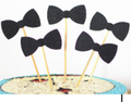 5 Pcs Bow Cake Topper