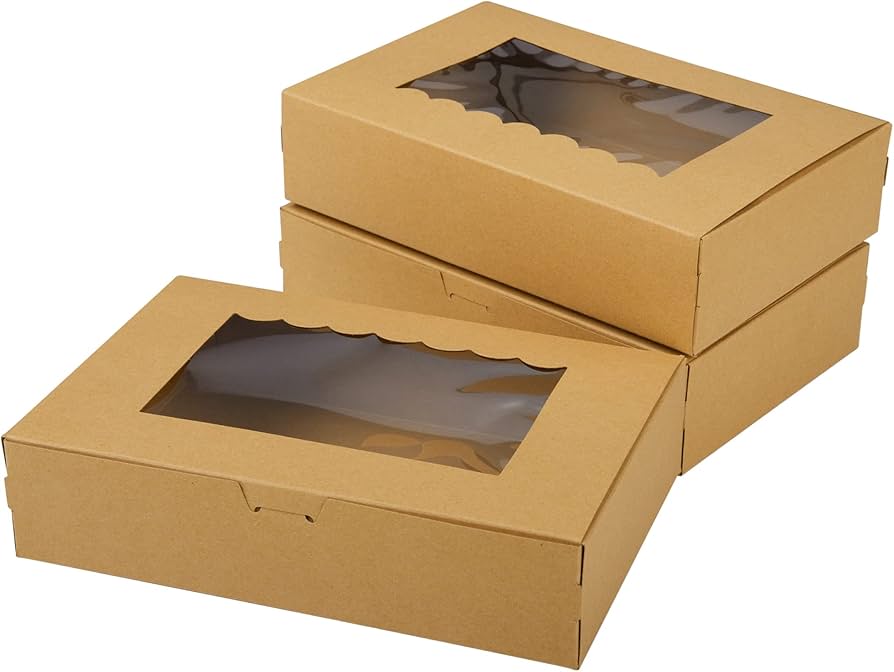6 Brownie Box Kraft