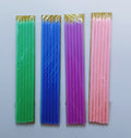 6 pcs Tall Candle Assorted Color