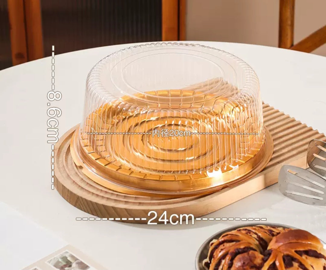 8" Cake Box Gold