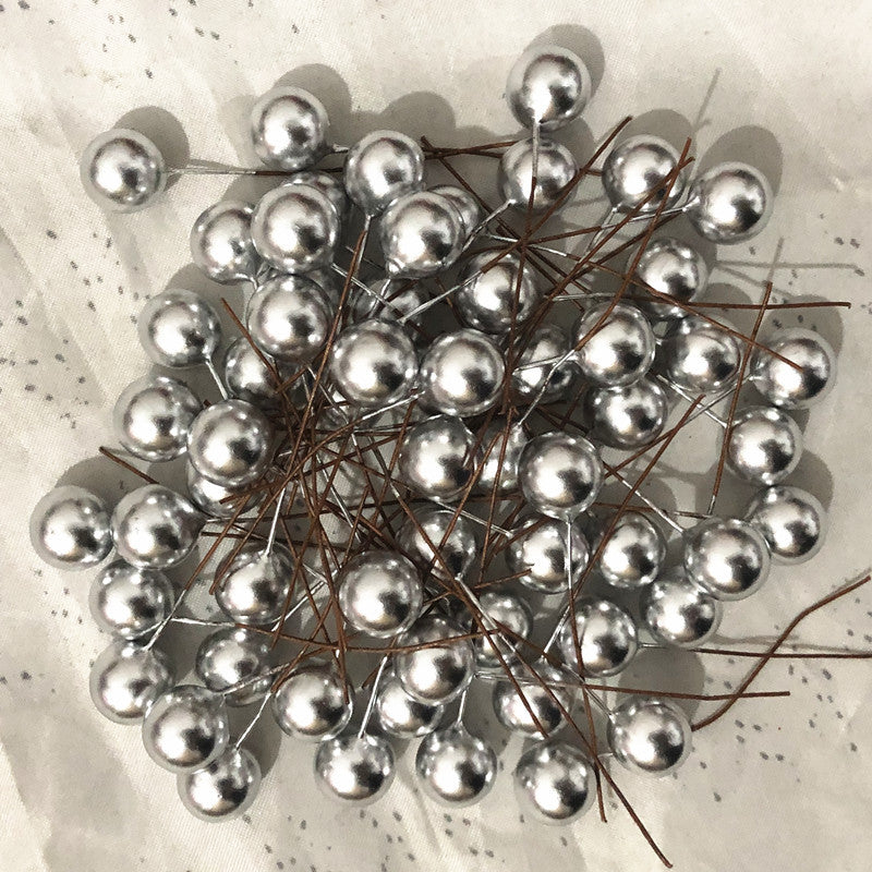 10 mm Silver Beads (100 pcs Pack)