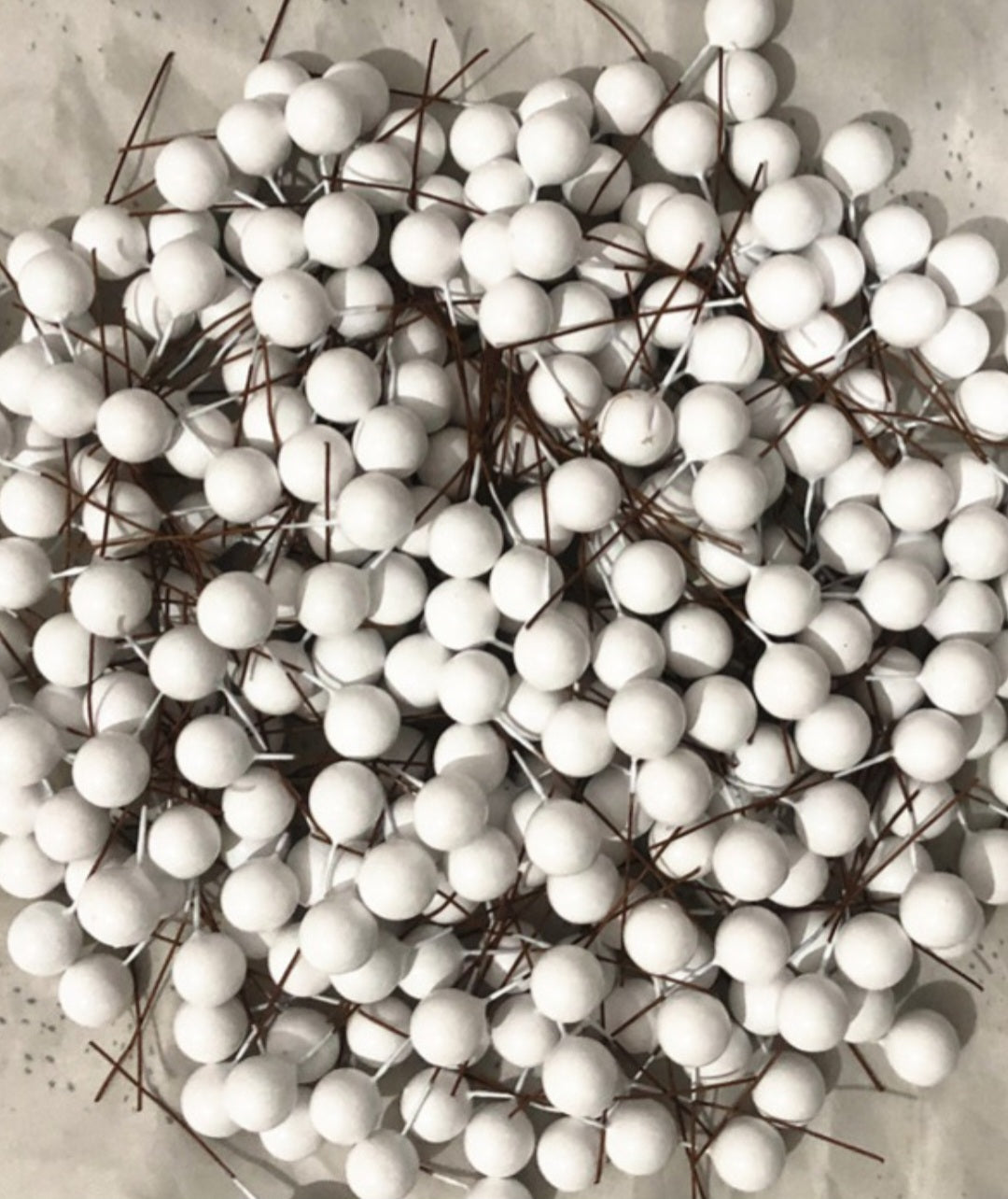 10 mm White Beads (100 pcs Pack)