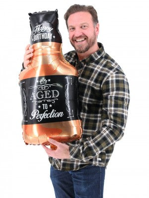 Aged To Perfection Foil Balloon Bottle Big Size