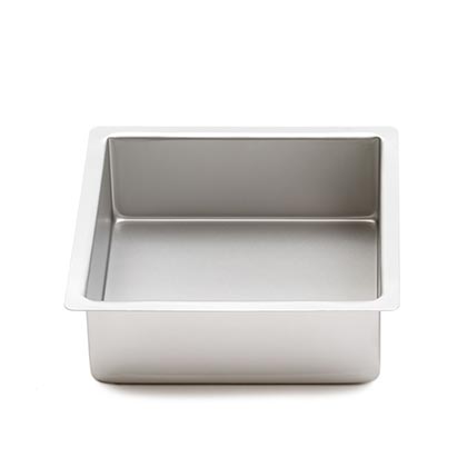 Aluminum Square Cake Mould - Perfect for Baking Cakes and Breads - 1 Piece