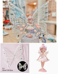 Angel Doll Standing Ceramic With Led Wings