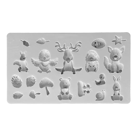 Animals Design Silicone Mould - 1 Piece