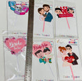 Assorted Bride To Be Cake Toppers