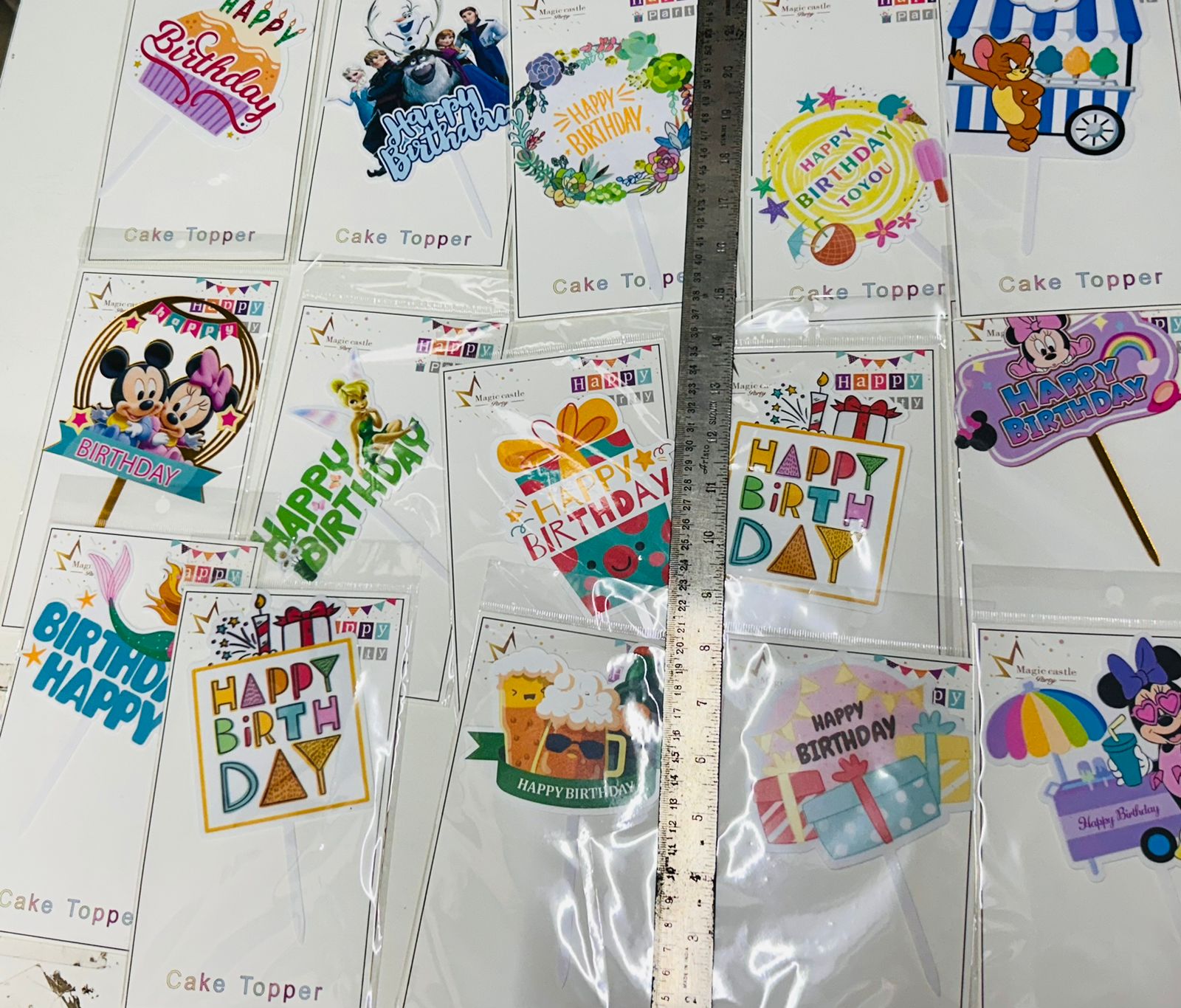 Assorted Character Theme Cake Topper