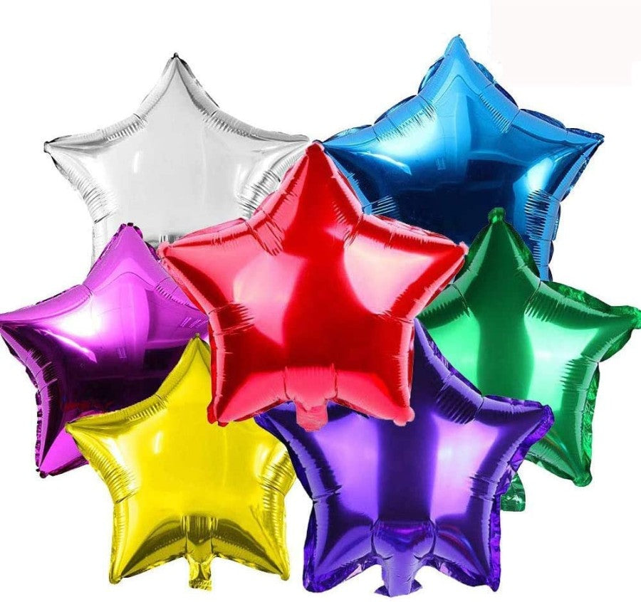 Assorted Mix Colors 18 Inch Star Balloon