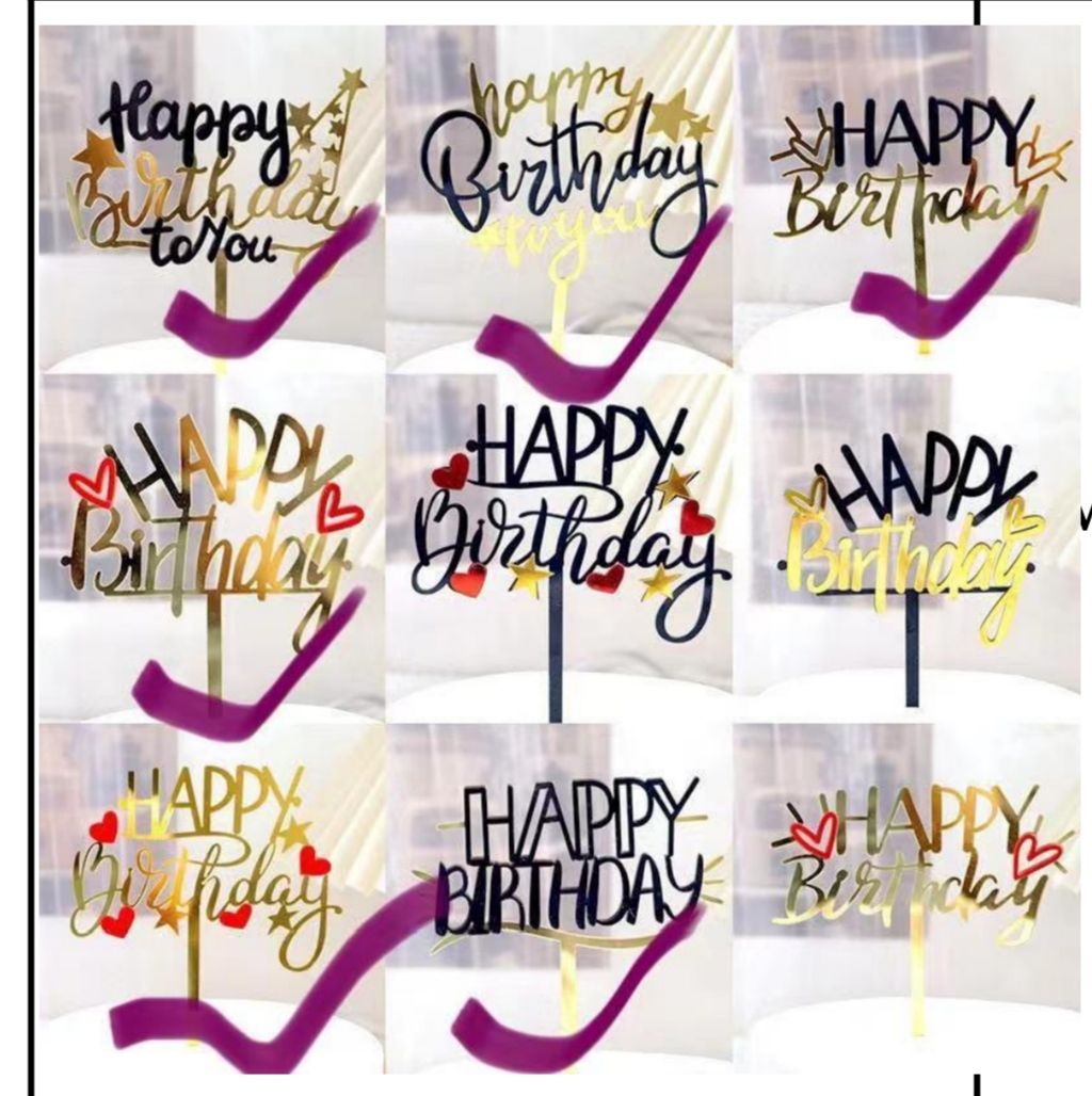 Assorted Premium Toppers (moq 10 pcs)