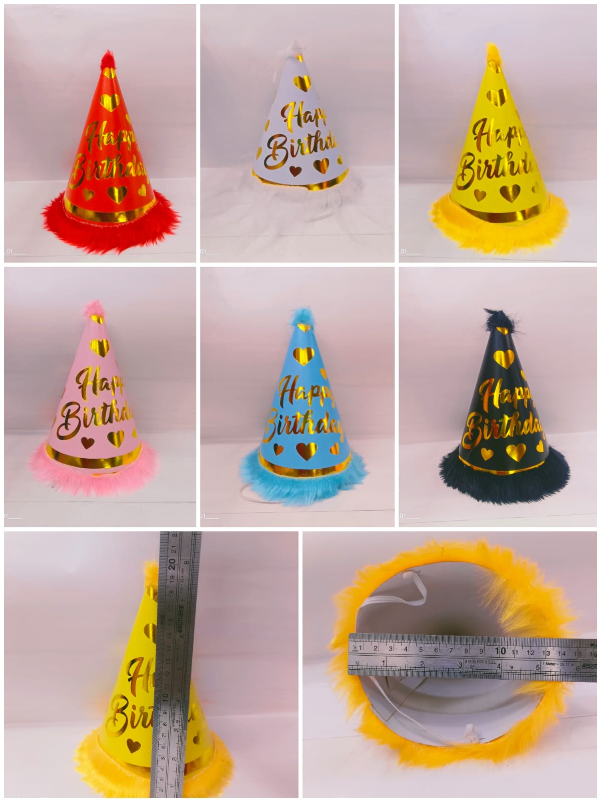 Birthday Cap (Pack Of 10)
