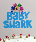 Baby Shark Theme Imported Acrylic Toppers Size Appx 5-8"