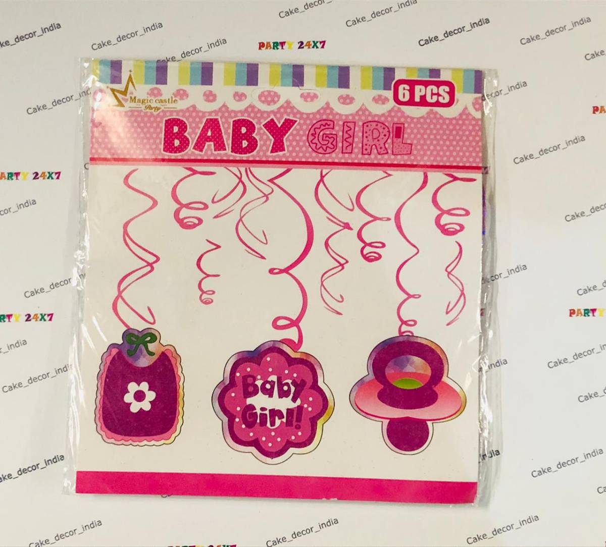 Baby Girl 6 Pcs Swirl