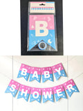 Baby Shower Pink - Blue Vcut Paper Banner