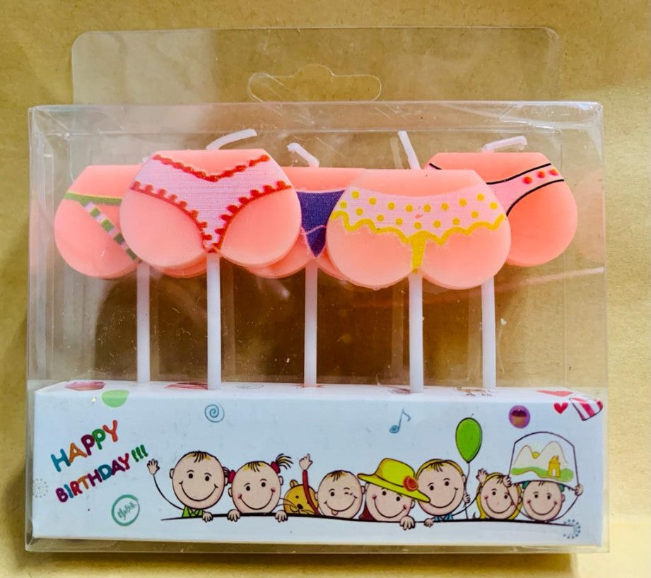 Bachelor Theme Design 1 - 5 pcs Character Candle