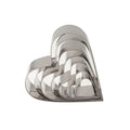 Baking equipment's Stainless Steel Commercial Heart Cookie Cutter (Set of 7 Cutters)