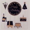 Birthday Party Theme Acrylic Topper Set