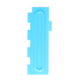 Block Edge Cake Scraper – Square notches for a bold, geometric look - 1 Piece