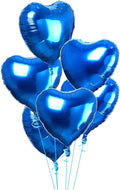 Blue 18" Heart Shape Foil Loose Pack