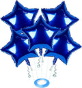 Blue 18" Star Shape Foil Loose Pack