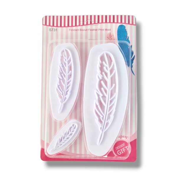 Botanical Feather Vein Embosser Set - 3 Sizes - Pack of 1