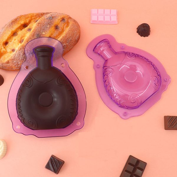 Bottle Shape Chocolate Mould - Decorative Chocolate Making Mould - Pack of 1