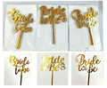 "Bride to Be" Super Value Bulk Pack Imported - Acrylic Toppers 5-7" Appx 1 mm Thick Appx