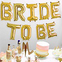Bride To Be Foil Banner Gold